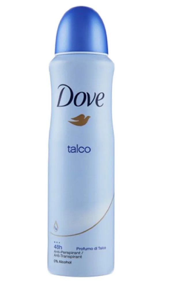 24 Wholesale Dove Spray Antiperspirant Deodorant Talco
