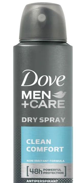 24 Pieces of Dove Spray Antiperspirant Deodorant Mens Clean Comfort