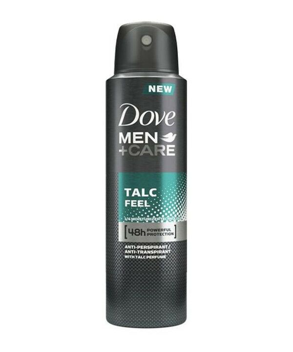 24 Pieces of Dove Spray Antiperspirant Deodorant Mens Talc Mineral Feel