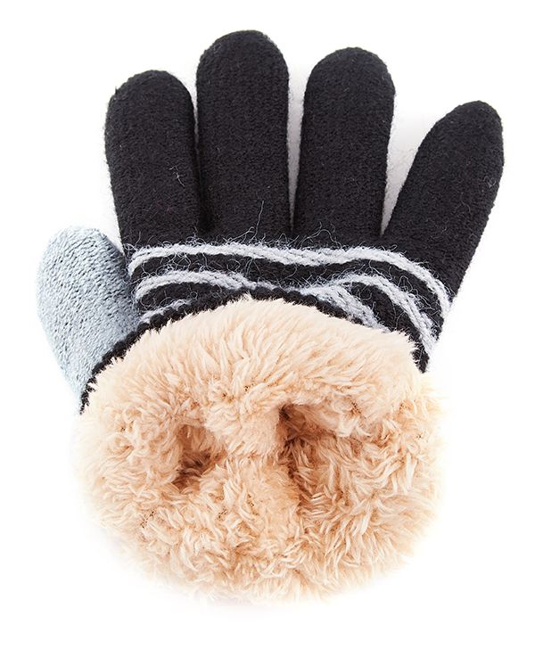 48 Pairs of Kids Gloves With Fur Lining