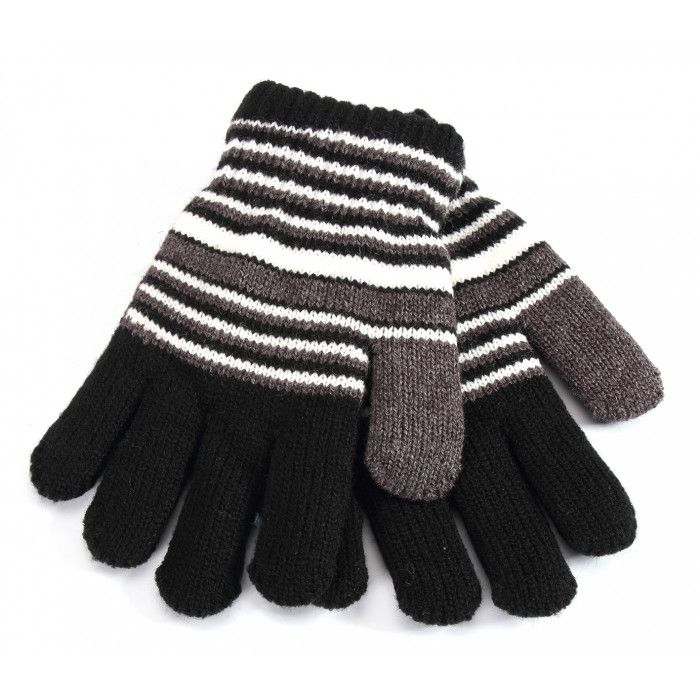 48 Pairs of Striped Kids Gloves
