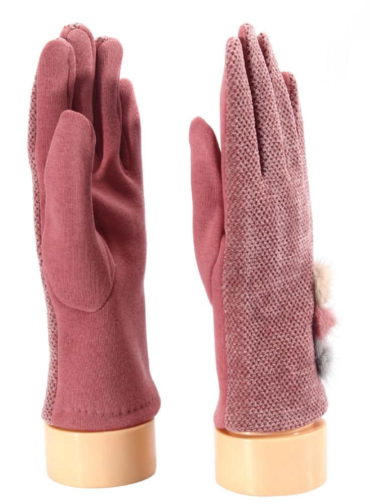 36 Pairs of Ladies Glove With Fuzzy Button
