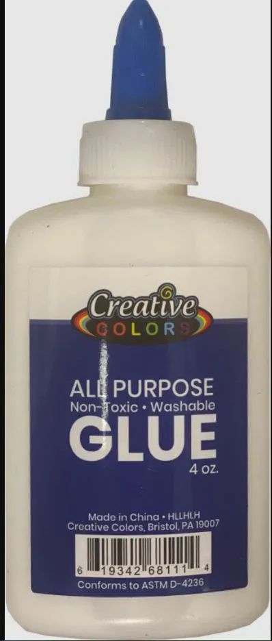 48 pieces of Glue 4oz Applicator Bottle Washable Non Toxic