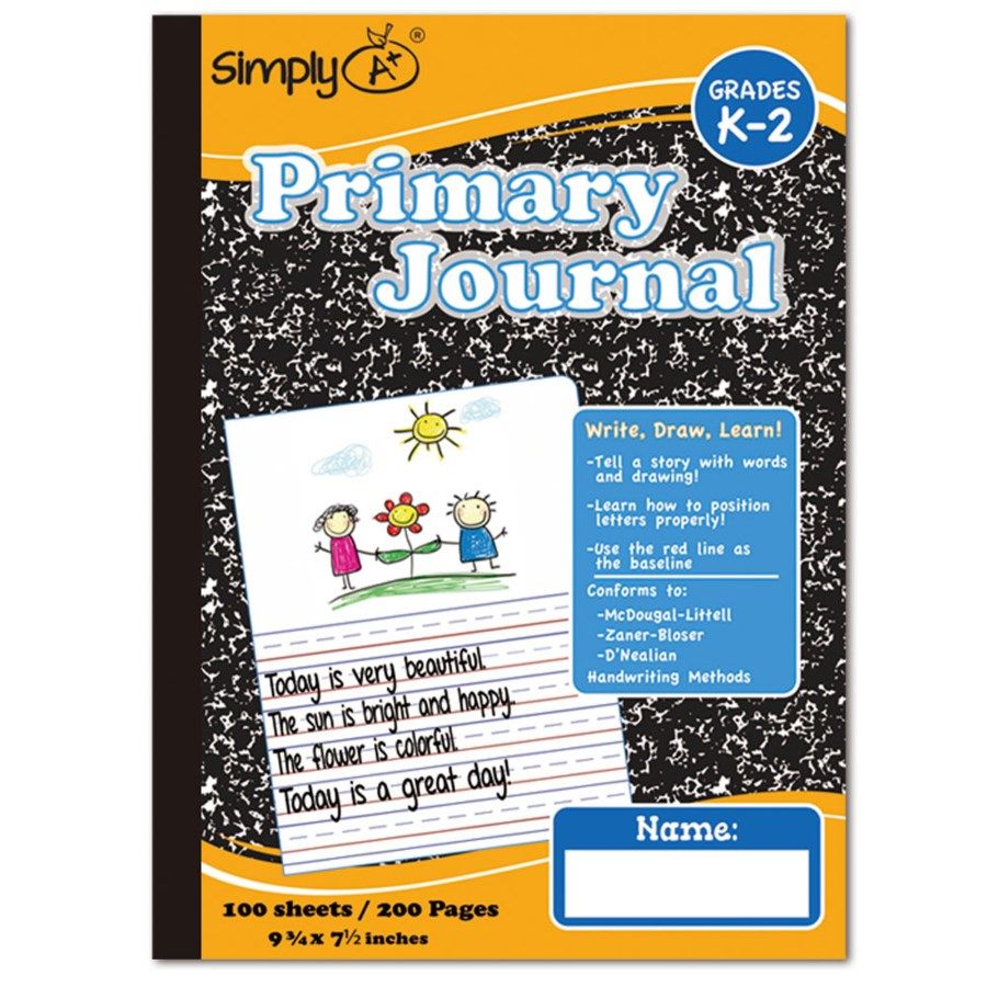 48 Pieces of 100 Count Primary Journal Black