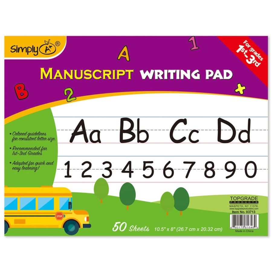 96 Pieces of 50 Count Manuscript Writing Pad