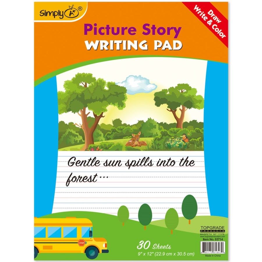 96 Pieces of 30 Count Picture Story Pad