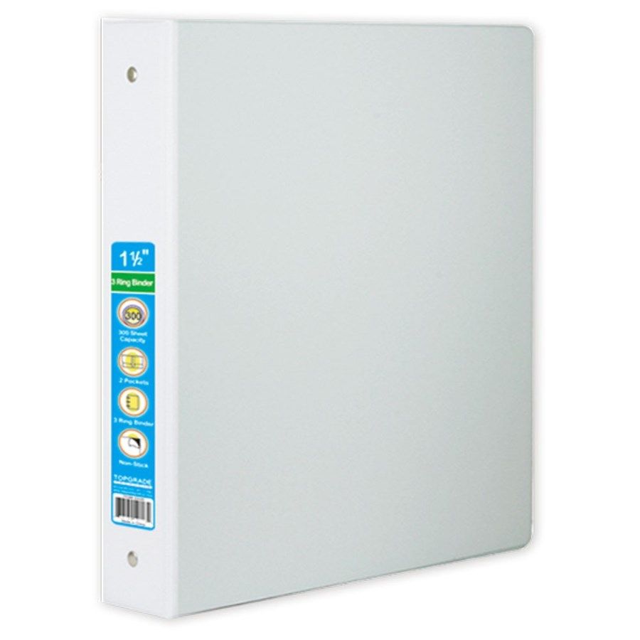 48 Wholesale Hard Cover Binder In White