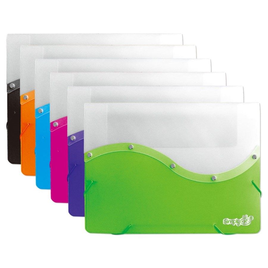 24 Pieces of letter size documents case 2-tone 13x9x1"