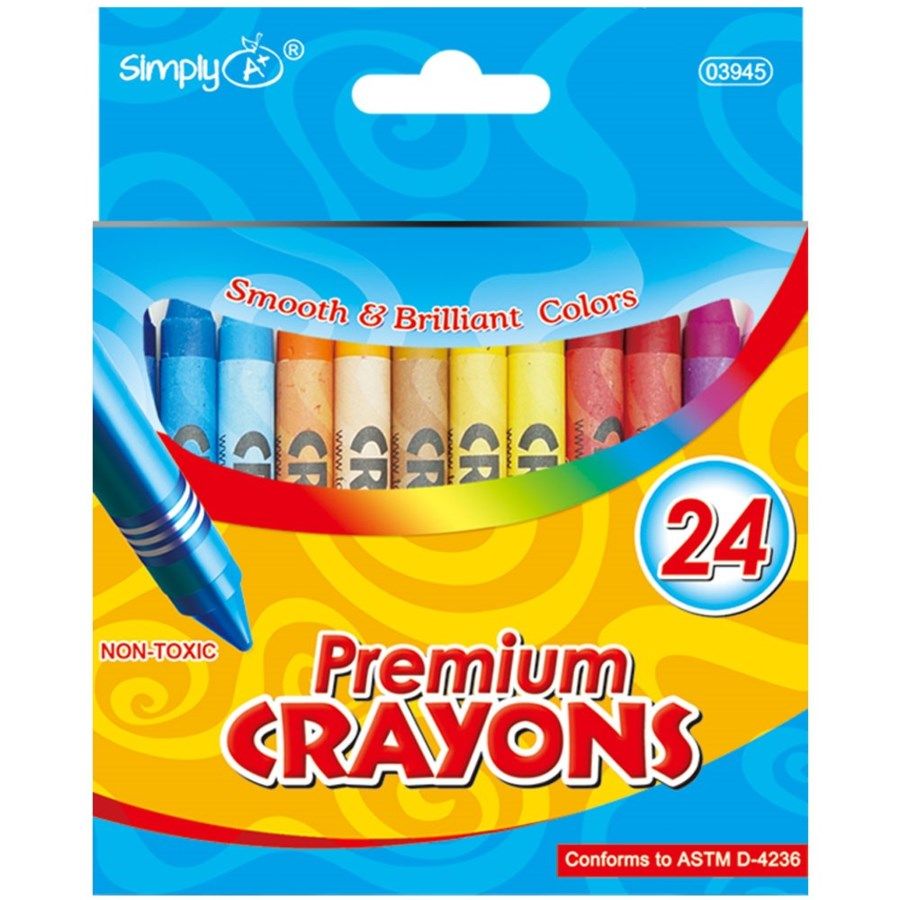96 Pieces of 24 Count Crayon