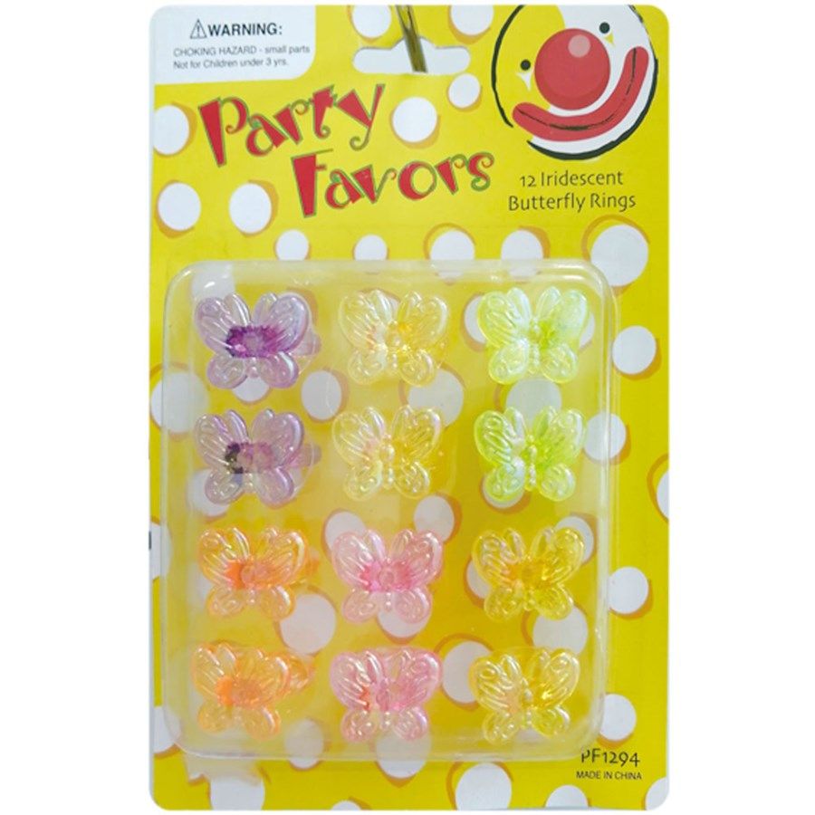 96 Pieces Party Favor Iridescent Butterfly - Party Favors