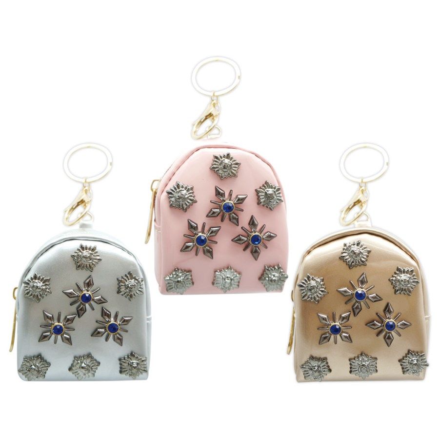 36 Pieces Key Chain Bag Diamond Key Chains at
