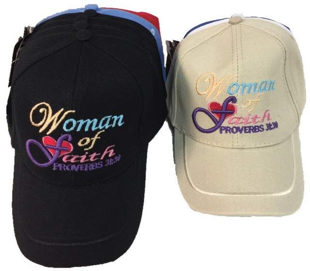 24 Wholesale Woman Of Faith Hat