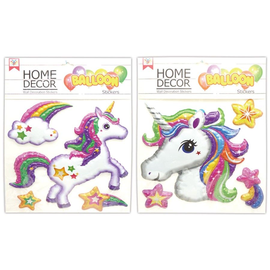 48 Pieces Room Decoration Sticker Unicorn Pattern - Stickers