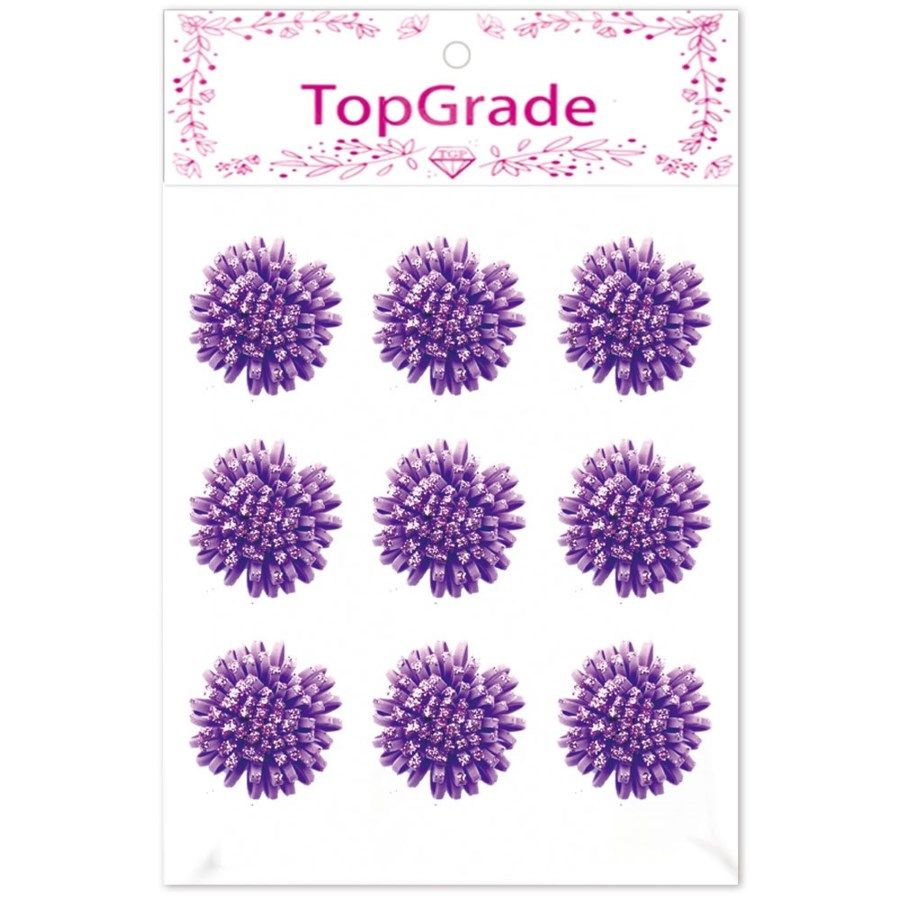 96 Pieces Foam Flower In Purple - Artificial Flowers