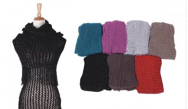 48 Pieces of Women's Fall Winter Scarf Classic Tassel Scarf Warm Vest