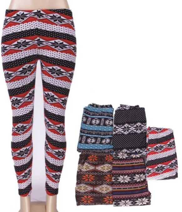 36 Wholesale Women Printed High Waist Ultra Soft Yoga Pants Comfy Workout Fashion Leggings
