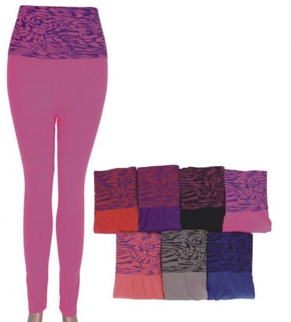 36 Pieces Women's Print Pattern Leggings Premium Soft Stretch - Womens Leggings