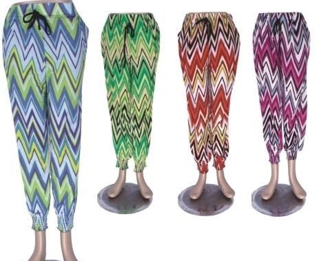 72 Pieces of Women's Comfy Casual Pants Printed Drawstring Palazzo Lounge Pants Wide Leg