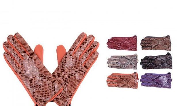 72 Pairs Women's Warm Leopard Print Glove - Leather Gloves
