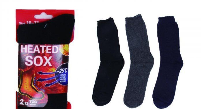 60 Pieces of Mens Heated Sock