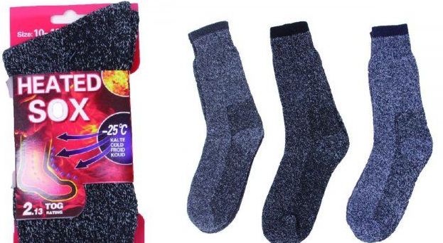 60 Pieces of Mens Heated Sock