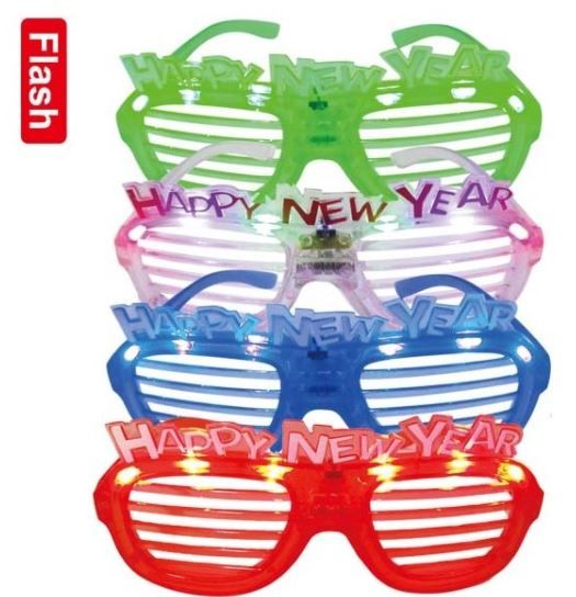 24 Pieces of Led New Year Glasses