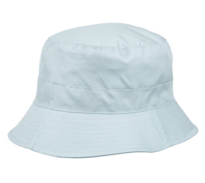 12 Wholesale Ladies Waterproof Packable Rain Bucket Hat With Zipper Closure Light Gray