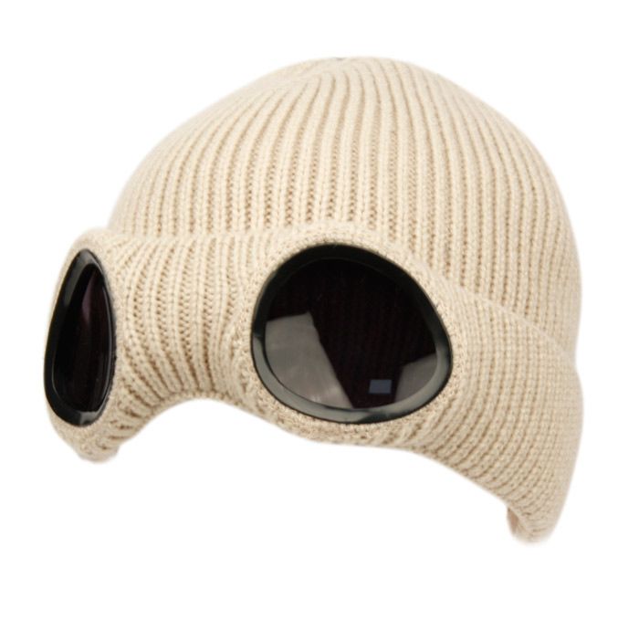 12 Pieces Unisex Winter Ski Beanie With Glasses And Sherpa Lining - Unisex Ski Masks