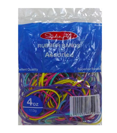 48 Wholesale Rubber Bands Asst Bands & Colors 4oz