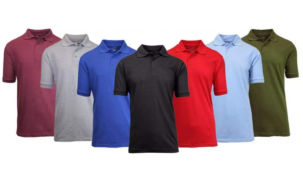 36 Pieces of Gildan Mens Assorted Color And Sizes Irregular Polo Golf Shirts