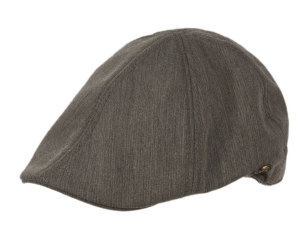 12 Wholesale Poly Wool Ivy Caps In Gray