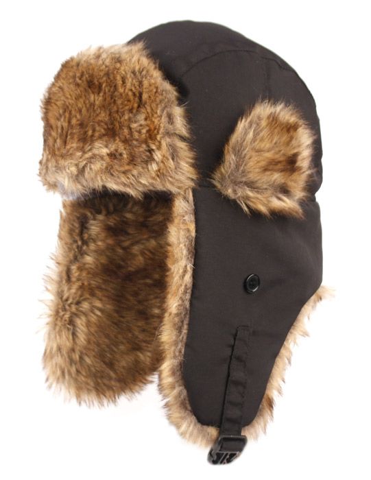 12 Wholesale Winter Faux Fur Bomber Trapper Hat