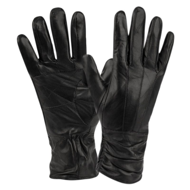 12 Pairs of Ladies Genuine Leather Gloves With Faux Fur Lining