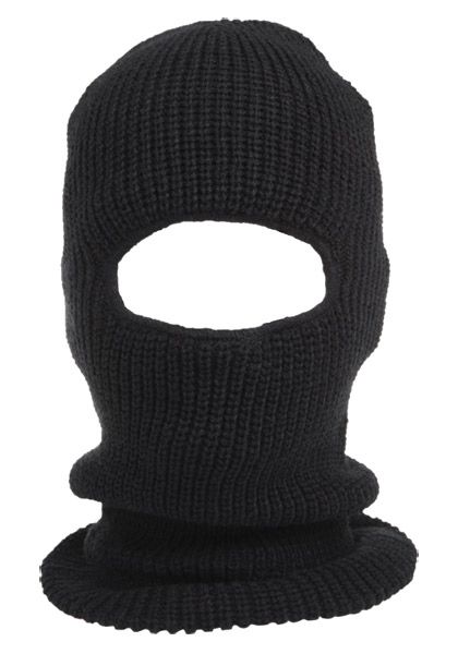 24 Pieces of Knit Ninja Winter Mask In Black