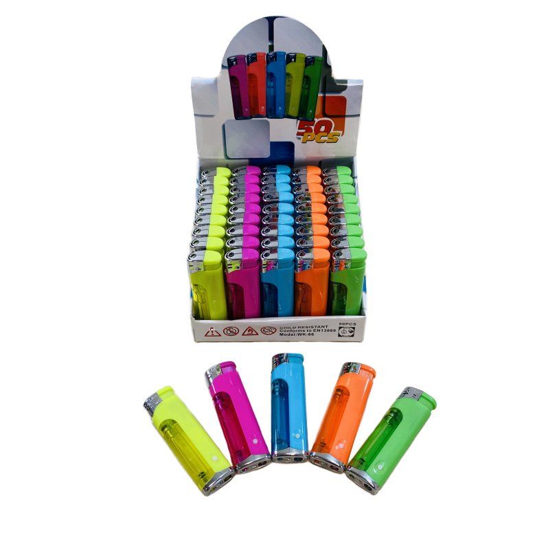 100 Wholesale Blinking Led Lighter With Clear Led Light at