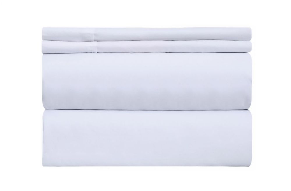 12 Sets of Deluxe Hotel Quality Double Brushed Microfiber 4 Piece Set Full Size In White