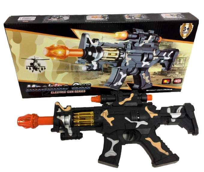 96 Wholesale Camo Light Up Toy Gun