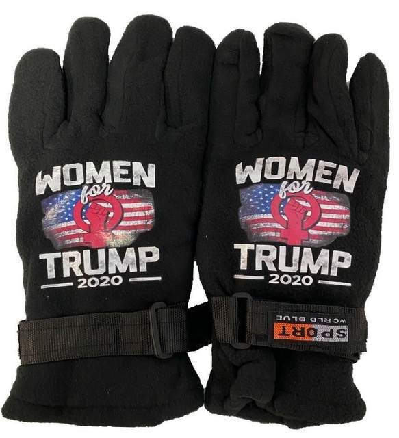 24 Pieces of Woman For Trump Fleece Glove Assorted Color