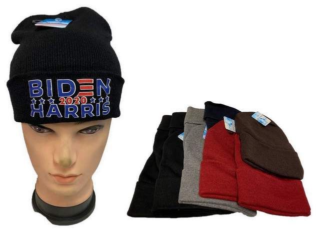 36 Pieces Biden And Harris Winter Beanie Mix Color - Winter Beanie Hats