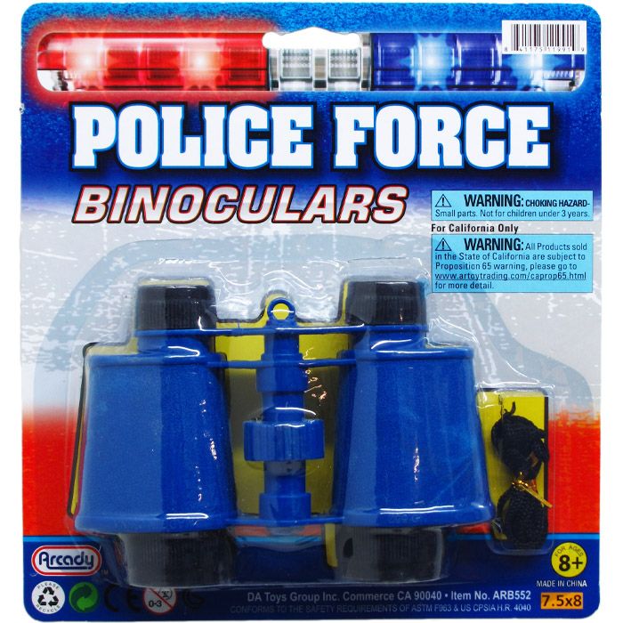 48 Bulk Toy Binoculars On Blister Card