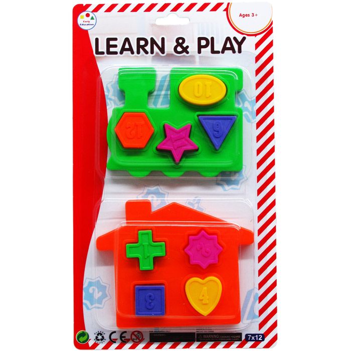 48 Pieces of Educational Blocks Play Set