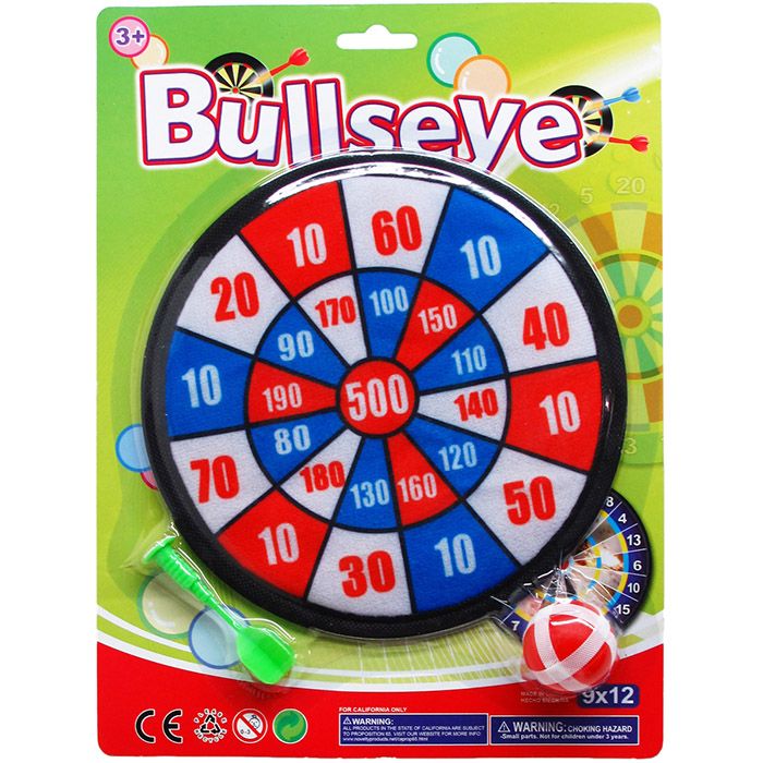 72 Pieces of 7.76" Dart Board With Accessories On Blister Card