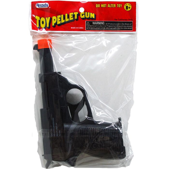 144 Bulk Toy Pellet Gun In Pegable Pp Bag at