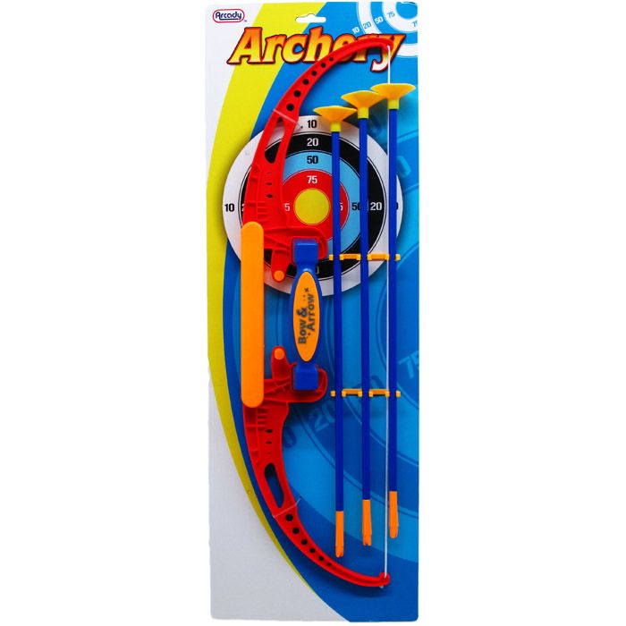 12 Wholesale Super Archery Play Set Tied On Card