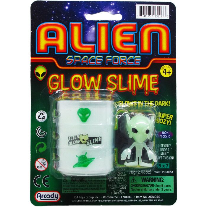 Wholesale Alien Slime In 2.5" Cup With 2" Alien - WSD