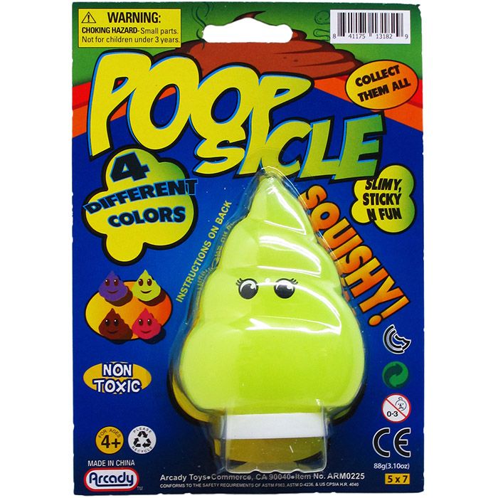 72 Pieces of Poopster Slime On Blister Card