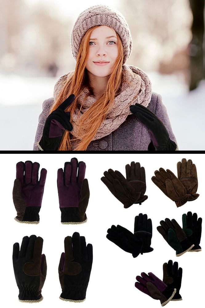36 Pairs of Genuine Leather Gloves In Assorted Colors
