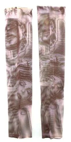 36 Wholesale Wearable Sleeve With A Two Person Black And White Image Tattoo Design