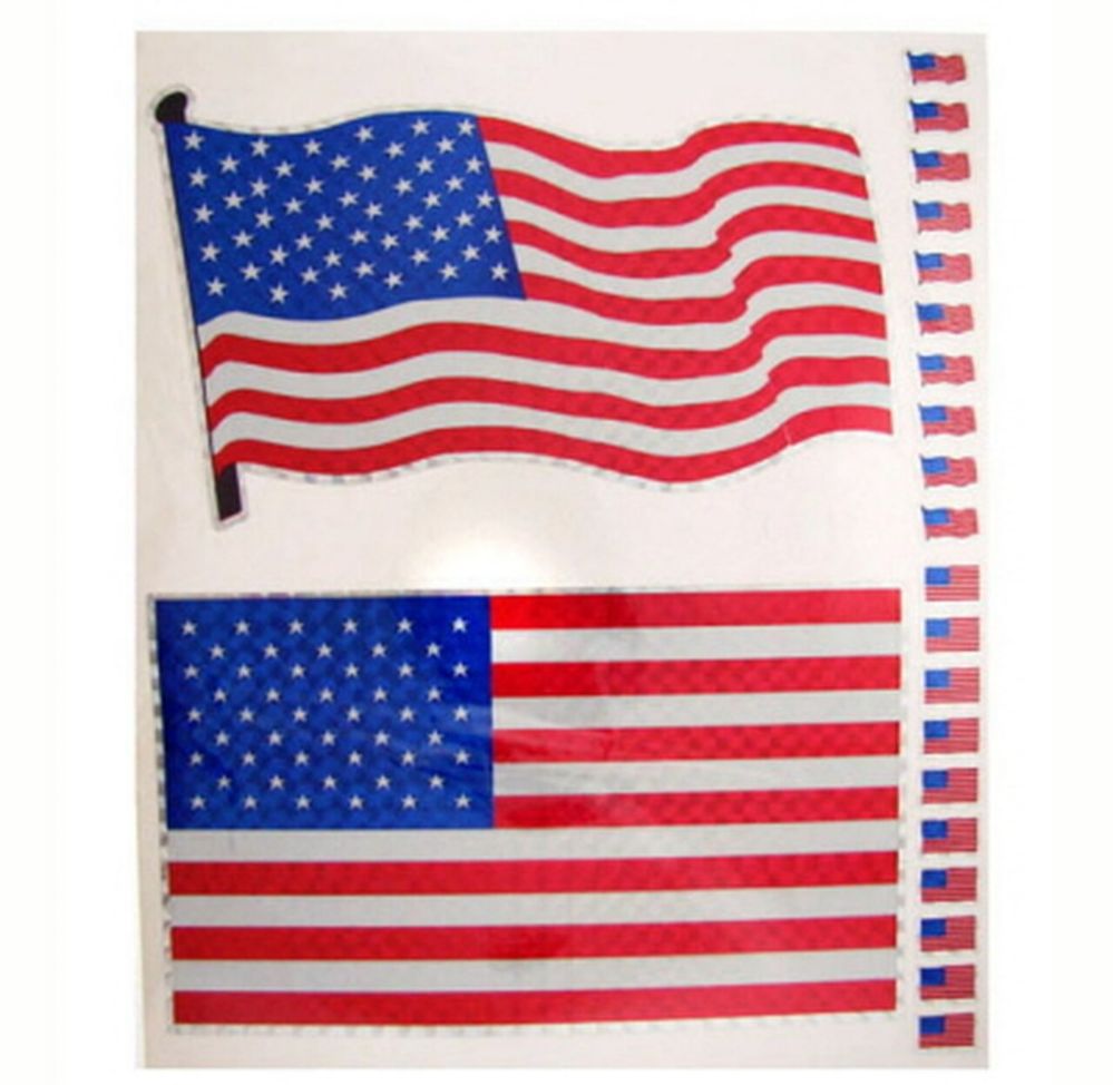96 Pieces Patriotic Stickers - 4th Of July