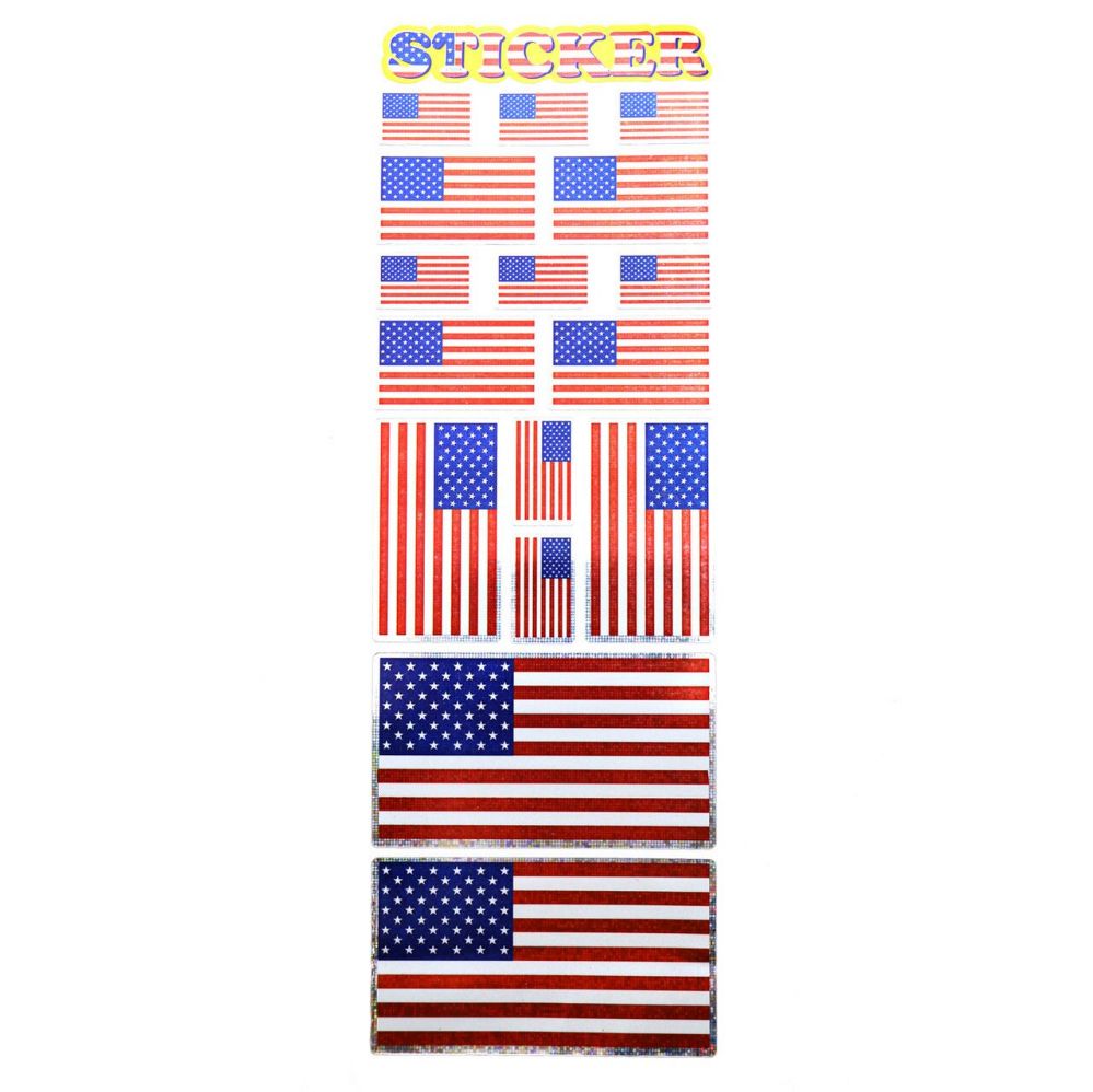 96 Wholesale Patriotic Stickers